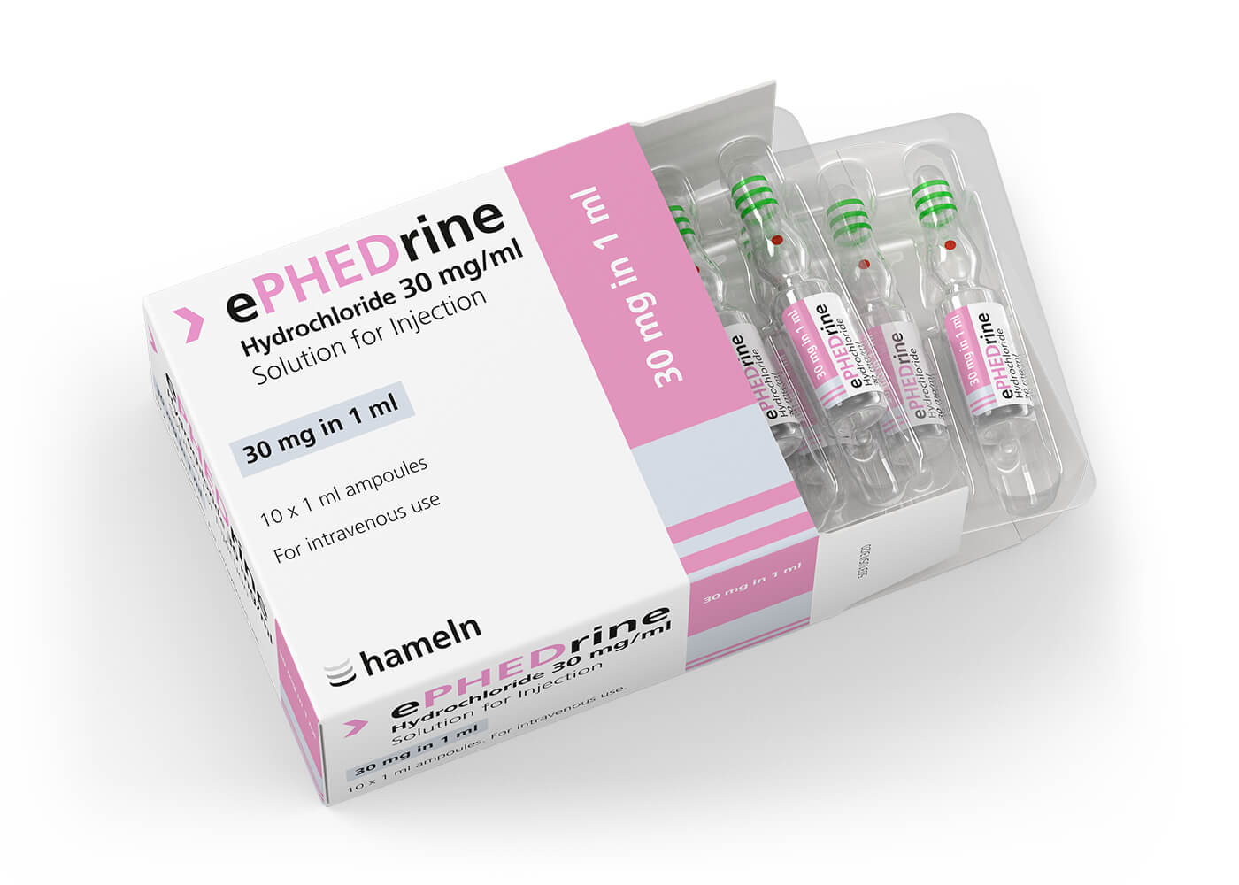 Buy Quality Ephedrine Sulfate Injection - 50mg / mL - vial 1ml