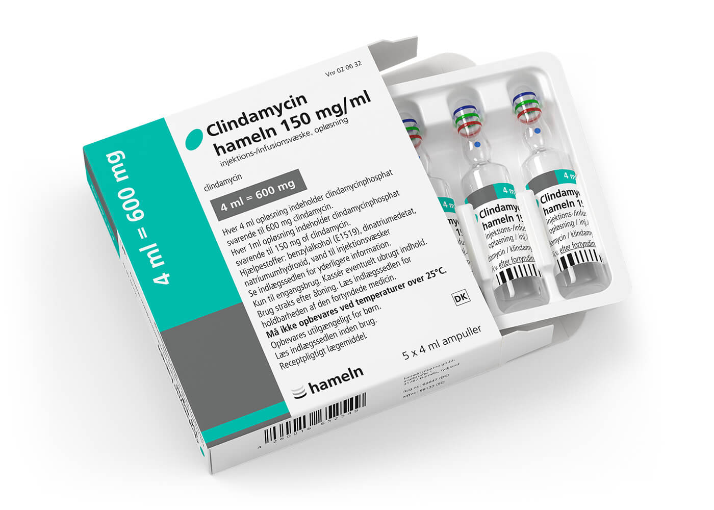 Clindamycin_DK-SE_150_mg-ml_in_4_ml_Pack-Amp_5St_2021-28